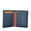 Ανδρικό δερμάτινο πορτοφόλι   6091 blue LAVOR