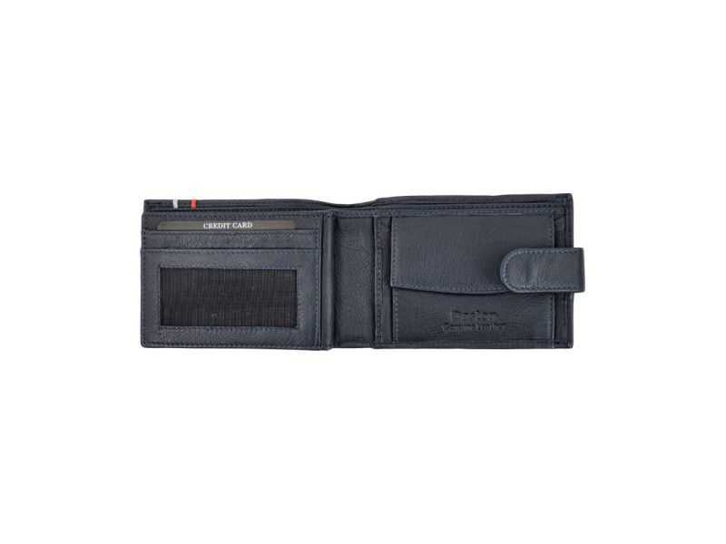 Ανδρικό δερμάτινο πορτοφόλι   099 DASTON blue