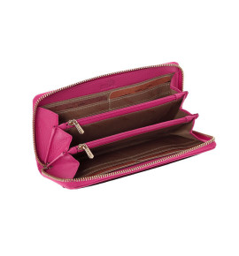 Γυναικείο Δερμάτινο Πορτοφόλι 6077 pink LAVOR