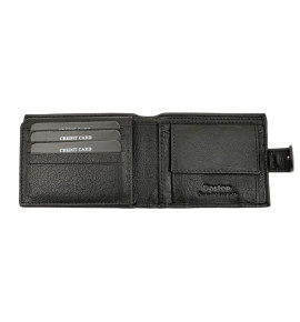 Ανδρικό δερμάτινο πορτοφόλι   116 DASTON black